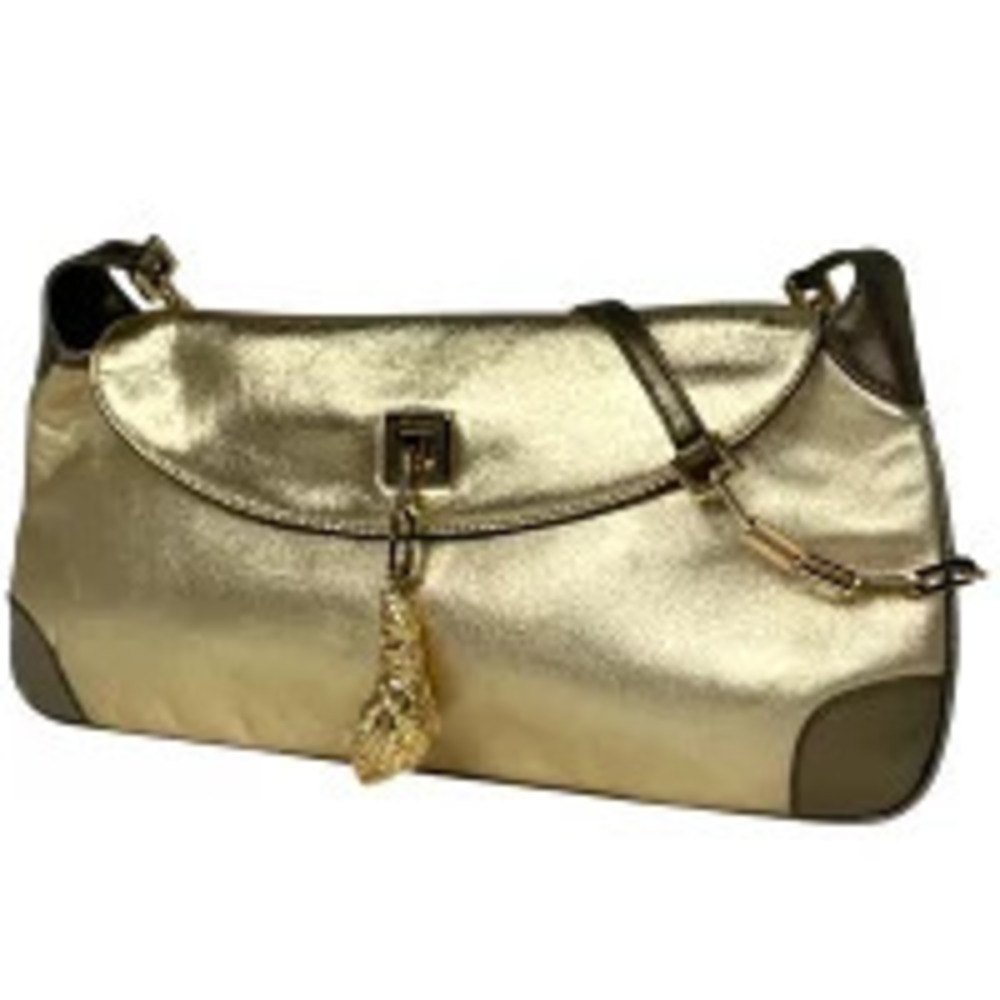 Gucci shoulder bag Hobo leather gold